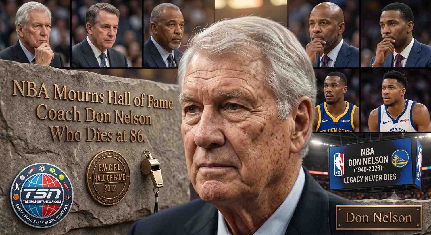 Legendary NBA coach Don Nelson has died at 86. He was the second-winningest coach in NBA history and a five-time NBA champion as a player.