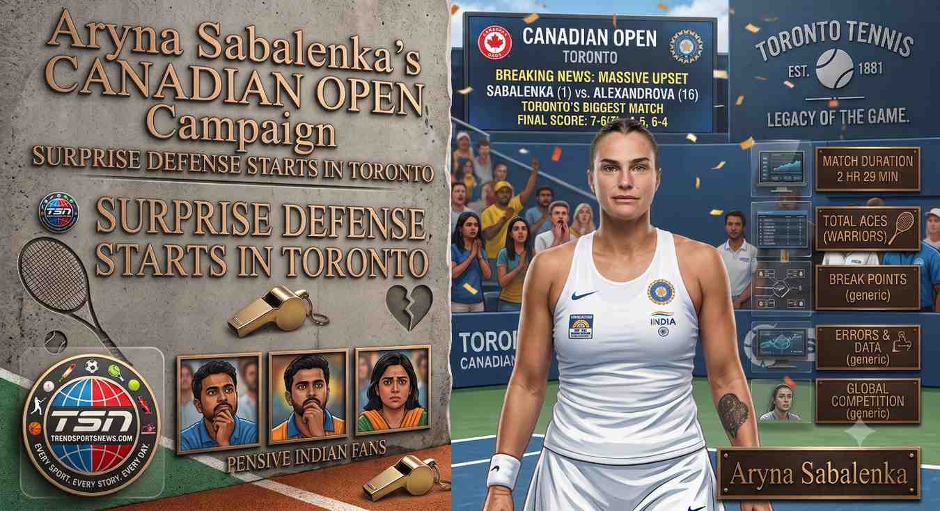 Aryna Sabalenka has suffered a surprise defeat at the National Bank Open in Canada as the tournament continues in Montreal.