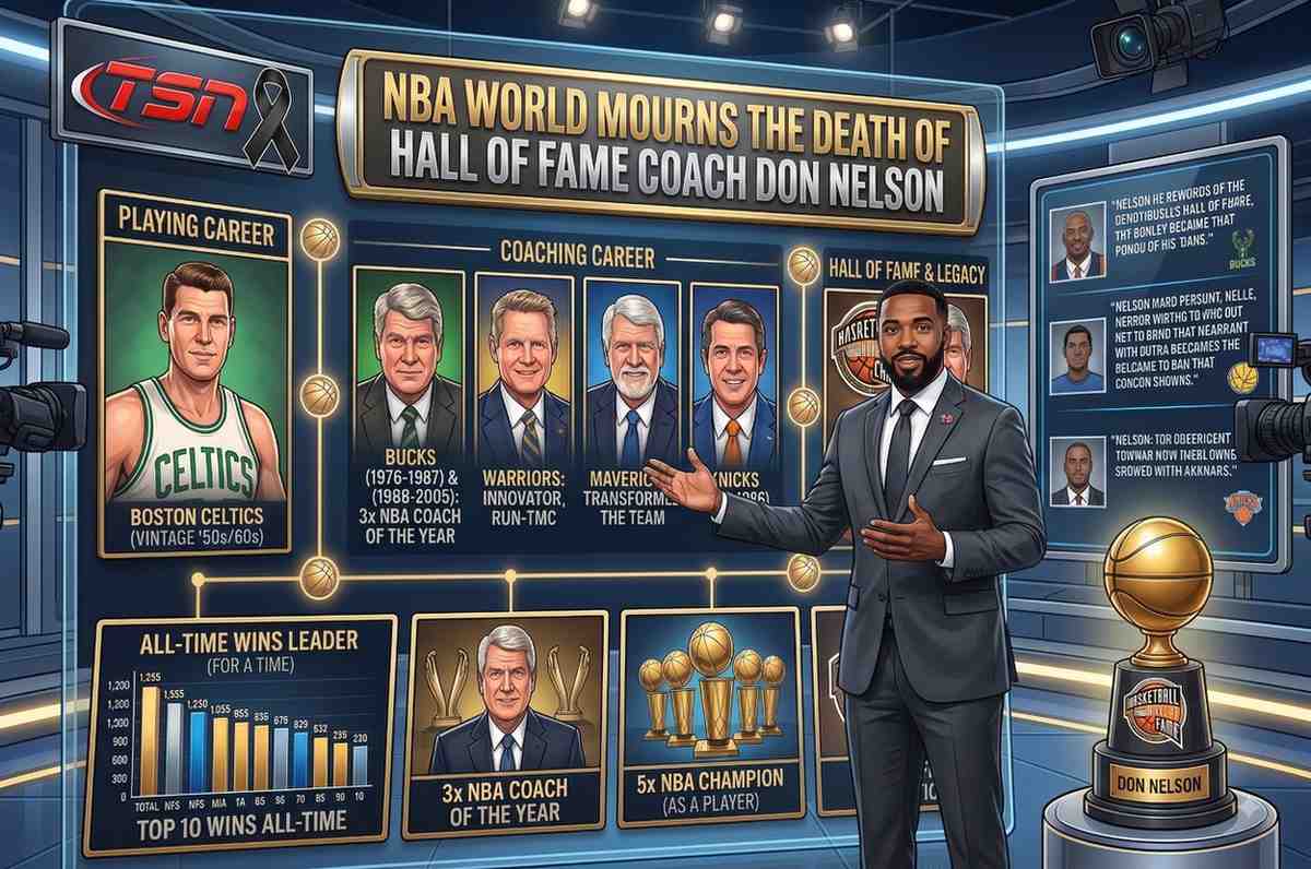 NBA Hall of Fame coach Don Nelson has died at 86, prompting tributes from players, coaches and teams across basketball.